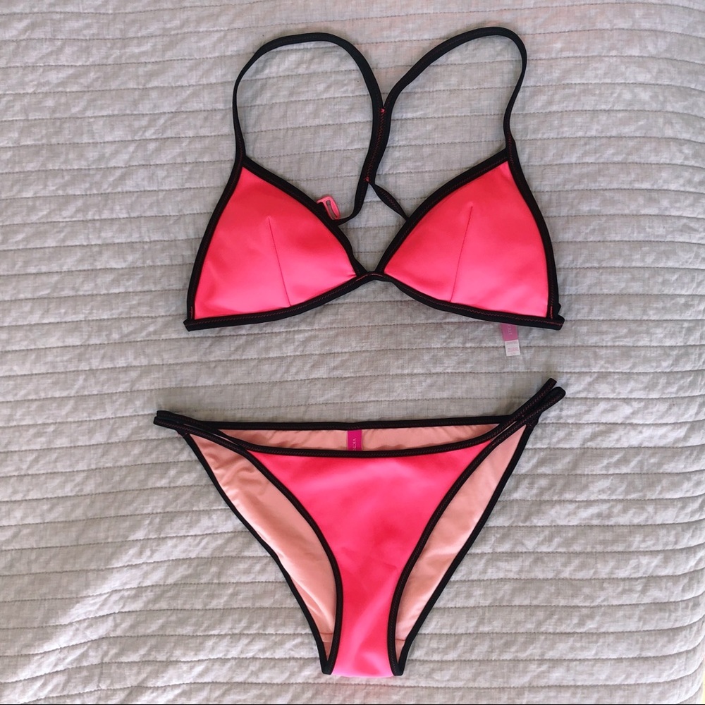 VS SWIM hot pink bikini